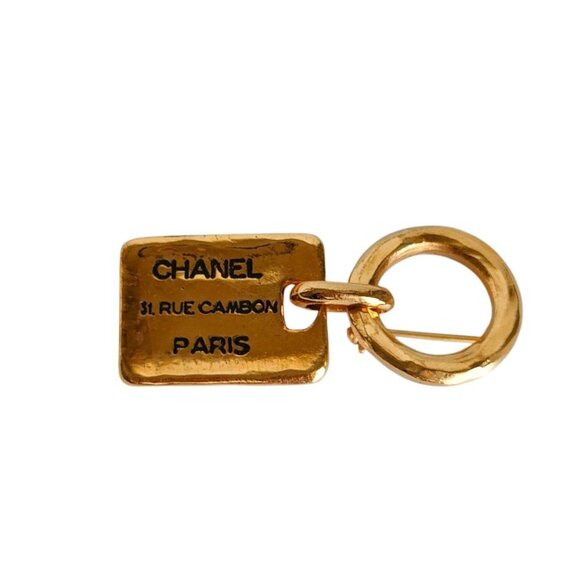 CHANEL Gold Brooch - Picture 1 of 7